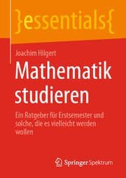 Cover von Mathematik studieren