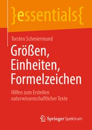 Cover von Größen, Einheiten, Formelzeichen