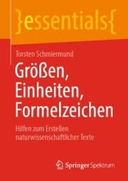 Cover von Größen, Einheiten, Formelzeichen