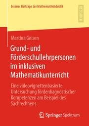 Cover von Grund- und Förderschullehrpersonen im inklusiven Mathematikunterricht