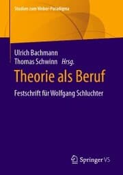 Cover von Theorie als Beruf