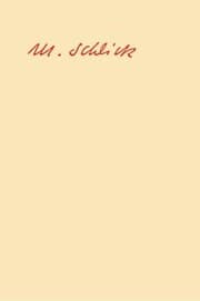 Cover von Moritz Schlick: Vorlesungen und Aufzeichnungen zur Geschichte und zum Begriff der Philosophie