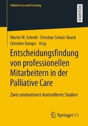 Cover von Entscheidungsfindung von professionellen Mitarbeitern in der Palliative Care