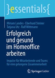 Cover von Erfolgreich und gesund im Homeoffice arbeiten