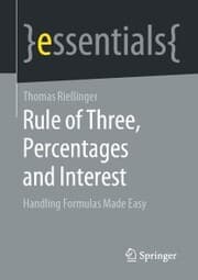 Cover von Rule of Three, Percentages and Interest
