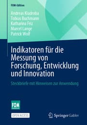 Cover von Indikatoren für die Messung von Forschung, Entwicklung und Innovation