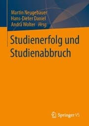 Cover von Studienerfolg und Studienabbruch