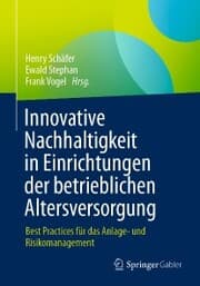 Cover von Innovative Nachhaltigkeit in Einrichtungen der betrieblichen Altersversorgung