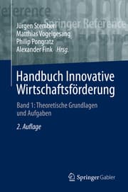 Cover von Handbuch Innovative Wirtschaftsförderung 1
