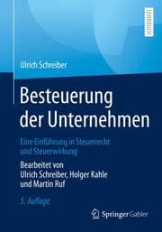 Cover von Besteuerung der Unternehmen