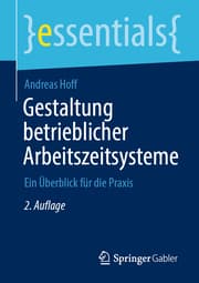 Cover von Gestaltung betrieblicher Arbeitszeitsysteme