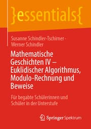 Cover von Mathematische Geschichten IV - Euklidischer Algorithmus, Modulo-Rechnung und Beweise