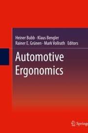Cover von Automotive Ergonomics