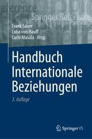 Cover von Handbuch Internationale Beziehungen