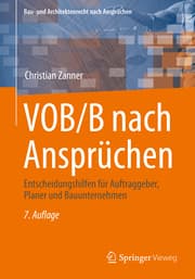 Cover von VOB/B nach Ansprüchen