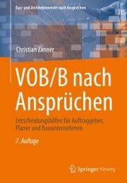 Cover von VOB/B nach Ansprüchen