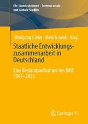 Cover von Staatliche Entwicklungszusammenarbeit in Deutschland