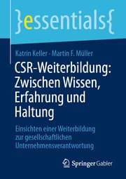 Cover von CSR-Weiterbildung: Zwischen Wissen, Erfahrung und Haltung