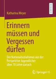 Cover von Erinnern müssen und Vergessen dürfen