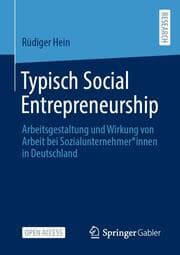 Cover von Typisch Social Entrepreneurship