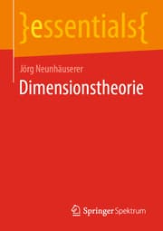 Cover von Dimensionstheorie