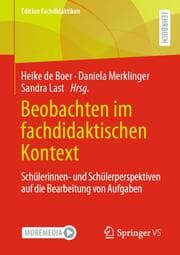 Cover von Beobachten im fachdidaktischen Kontext