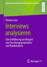 Cover von Interviews analysieren