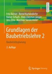 Cover von Grundlagen der Baubetriebslehre 2