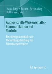 Cover von Audiovisuelle Wissenschaftskommunikation auf YouTube