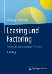Cover von Leasing und Factoring
