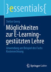 Cover von Möglichkeiten zur E-Learning-gestützten Lehre