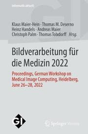 Cover von Bildverarbeitung für die Medizin 2022