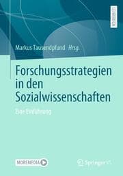 Cover von Forschungsstrategien in den Sozialwissenschaften