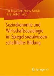 Cover von Sozioökonomie und Wirtschaftssoziologie im Spiegel sozialwissenschaftlicher Bildung