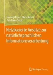 Cover von Netzbasierte Ansätze zur natürlichsprachlichen Informationsverarbeitung