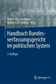 Cover von Handbuch Bundesverfassungsgericht im politischen System 1/2