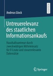 Cover von Untreuerelevanz des staatlichen Informationsankaufs