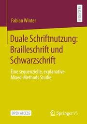 Cover von Duale Schriftnutzung: Brailleschrift und Schwarzschrift