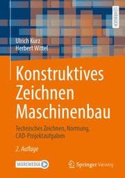 Cover von Konstruktives Zeichnen Maschinenbau