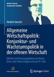 Cover von Allgemeine Wirtschaftspolitik: Konjunktur- und Wachstumspolitik in der offenen Wirtschaft