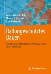 Cover von Radongeschütztes Bauen