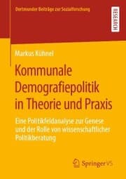 Cover von Kommunale Demografiepolitik in Theorie und Praxis