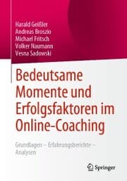 Cover von Bedeutsame Momente und Erfolgsfaktoren im Online-Coaching