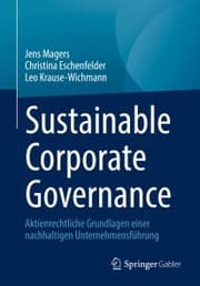 Cover von Sustainable Corporate Governance