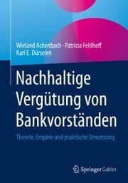 Cover von Nachhaltige Vergütung von Bankvorständen