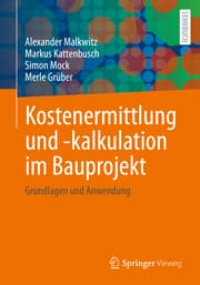 Cover von Kostenermittlung und -kalkulation im Bauprojekt