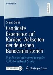 Cover von Candidate Experience auf Karriere-Webseiten der deutschen Bundesministerien