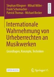 Cover von Internationale Wahrnehmung von Urheberrechten an Musikwerken