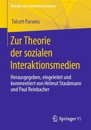 Cover von Zur Theorie der sozialen Interaktionsmedien