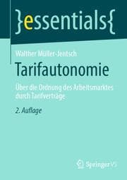 Cover von Tarifautonomie